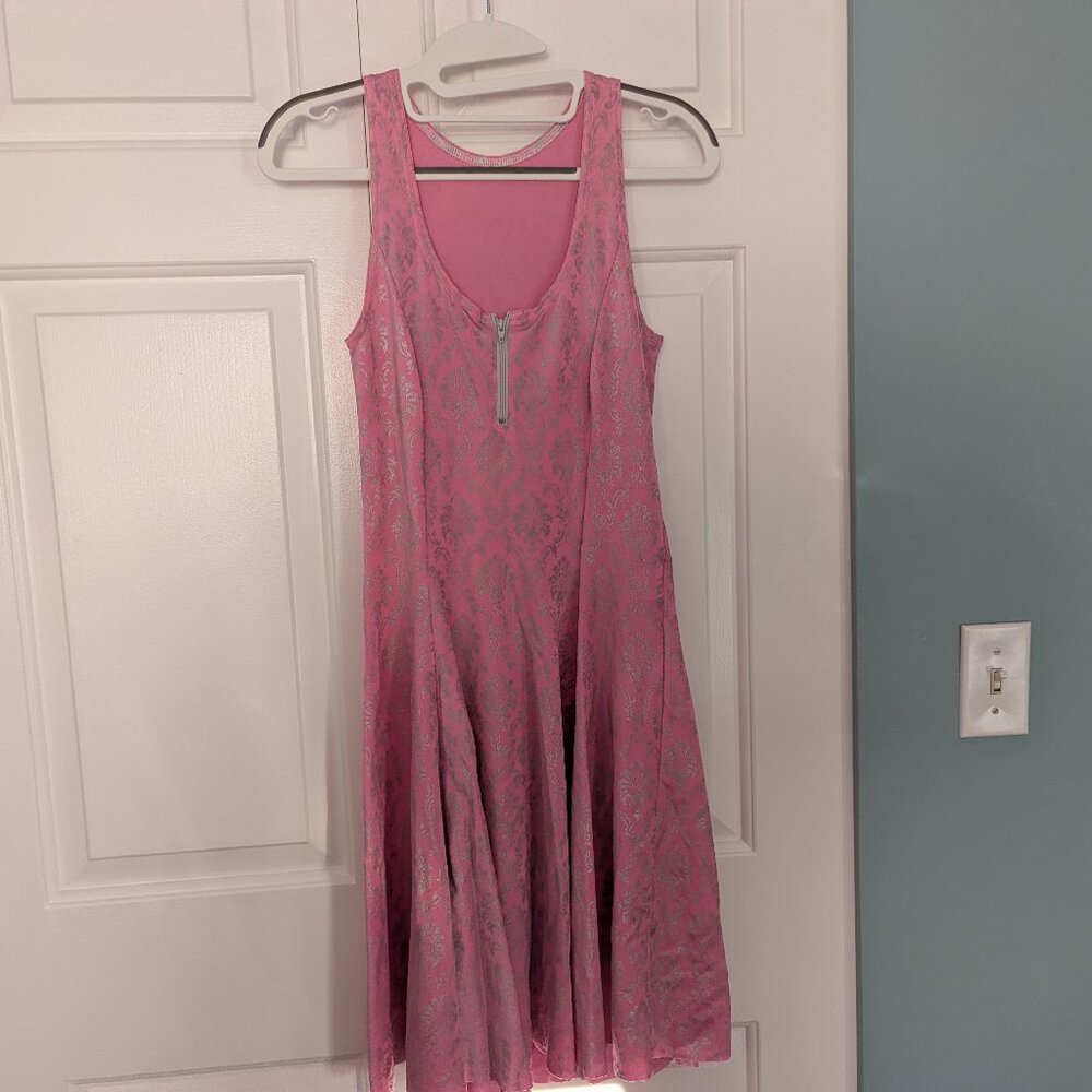 Black Milk pink wallpaper dress